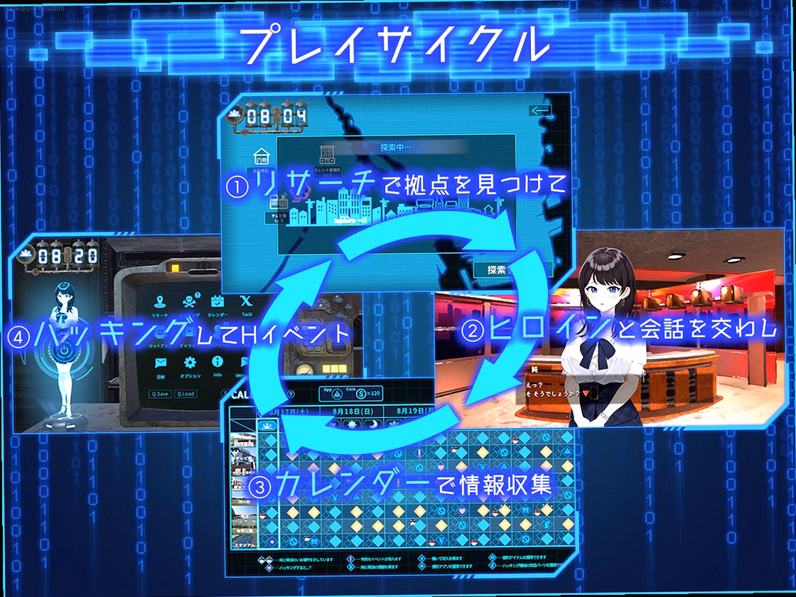 シーン1:キャスター志望の純が義兄を挑発 0