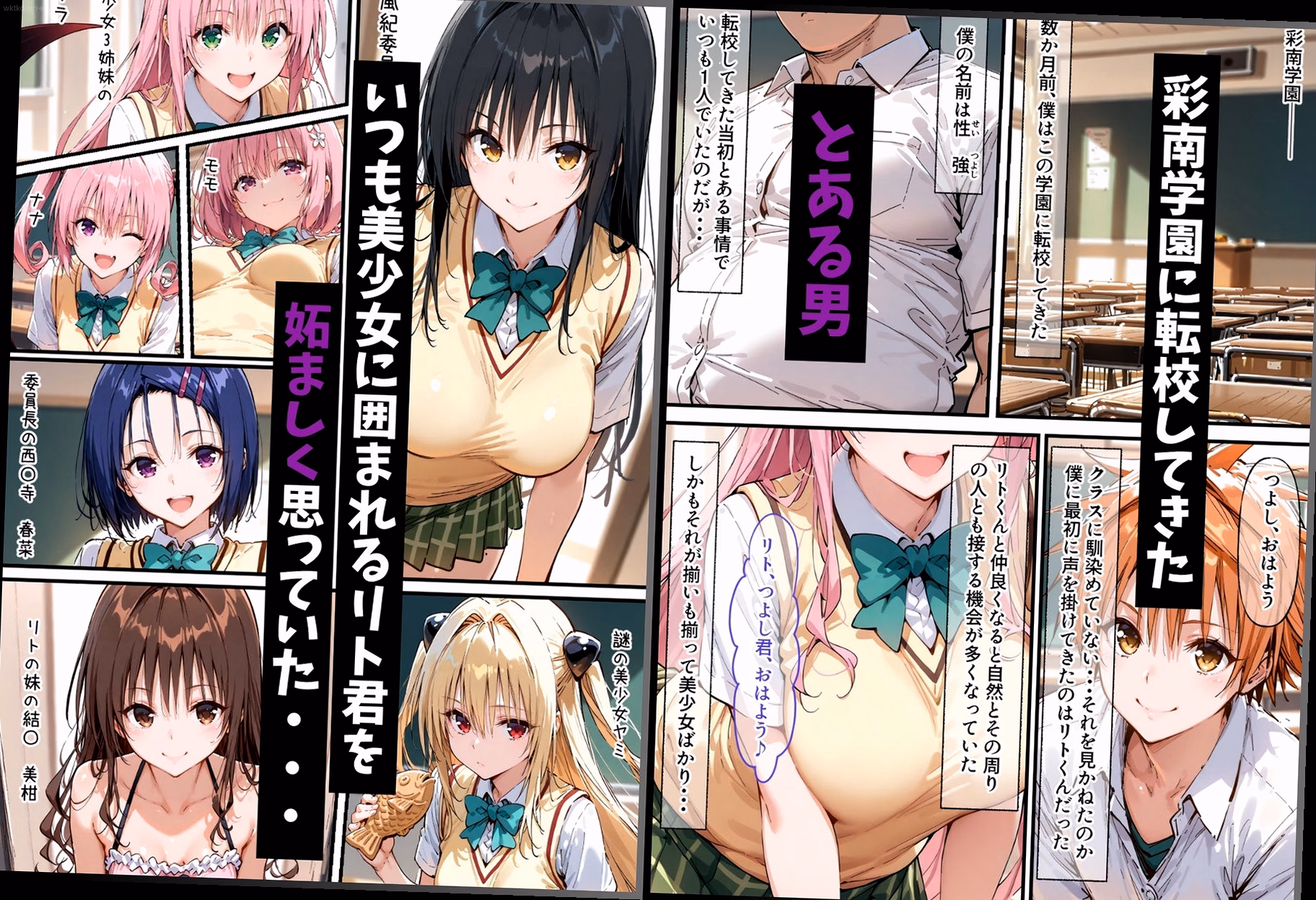 シーン1：転校生の嫉妬が暴走 0